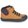 Zapatos Niño Zapatillas altas Geox J GISLI BOY F Marrón / Negro