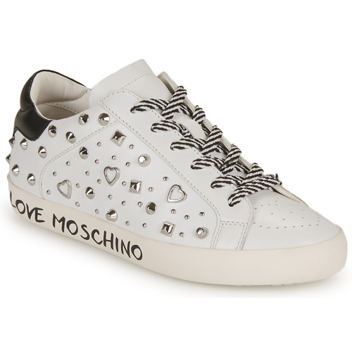 Zapatos Mujer Zapatillas bajas Love Moschino FREE LOVE Blanco