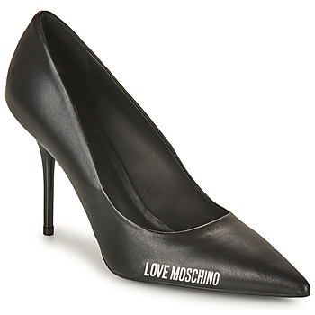 Zapatos Mujer Zapatos de tacón Love Moschino RUBBER LOGO Negro
