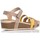 Zapatos Mujer Sandalias Interbios 5803 Beige