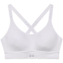 textil Mujer Camisetas sin mangas Under Armour Top Infinity Mid Covered Sports Mujer White/Halo Gray Blanco