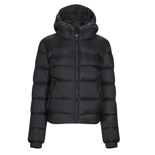textil Mujer Plumas Superdry SPORTS PUFFER BOMBER JACKET Negro