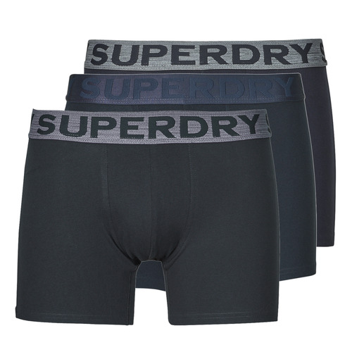 Ropa interior Hombre Boxer Superdry BOXER TRIPLE PACK Marino