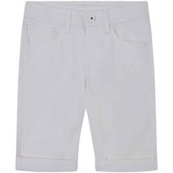 textil Niño Shorts / Bermudas Pepe jeans BECKET SHORT TR0 Blanco