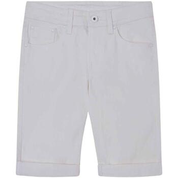 textil Niño Shorts / Bermudas Pepe jeans BECKET SHORT TR0 Blanco