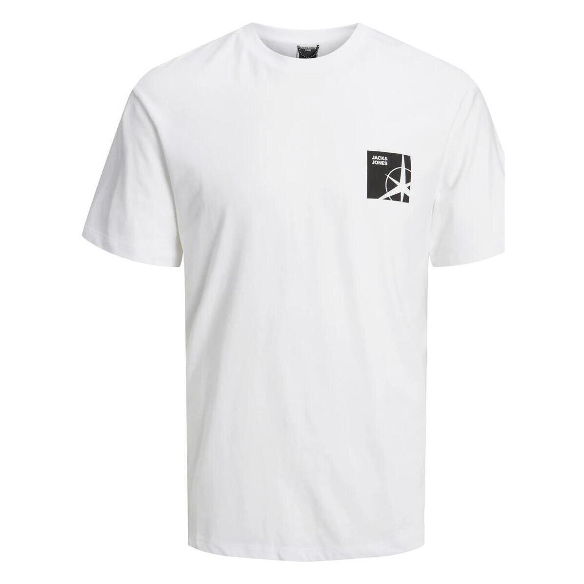 textil Hombre Camisetas manga corta Jack & Jones 12235164 Blanco