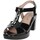 Zapatos Mujer Sandalias Pitillos 2631 Negro