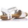 Zapatos Mujer Sandalias Interbios 4483 Blanco