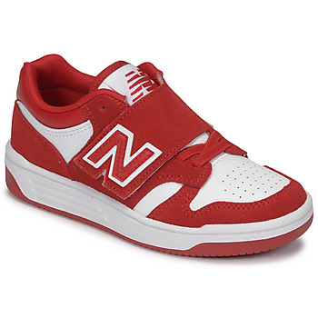 Zapatos Niños Zapatillas bajas New Balance 480 Rojo / Blanco