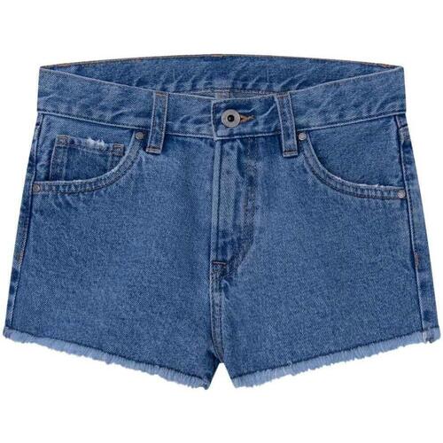 textil Niña Shorts / Bermudas Pepe jeans PATTY SHORT JR6 Azul