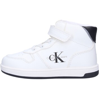 Zapatos Niños Deportivas Moda Calvin Klein Jeans V1X9-80330 Blanco
