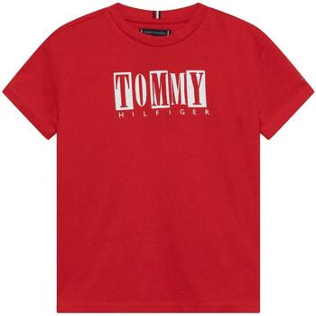 textil Niño Camisetas manga corta Tommy Hilfiger KB0B008213 XNL Rojo