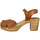 Zapatos Mujer Zuecos (Mules) Hoof Mireille Cuir Femme Camel Marrón