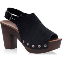 Zapatos Mujer Zuecos (Mules) Terre Dépices Zuecos Mujer Negro Negro