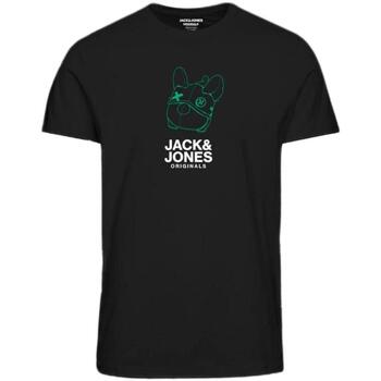 textil Niño Camisetas manga corta Jack & Jones 12234208 Negro