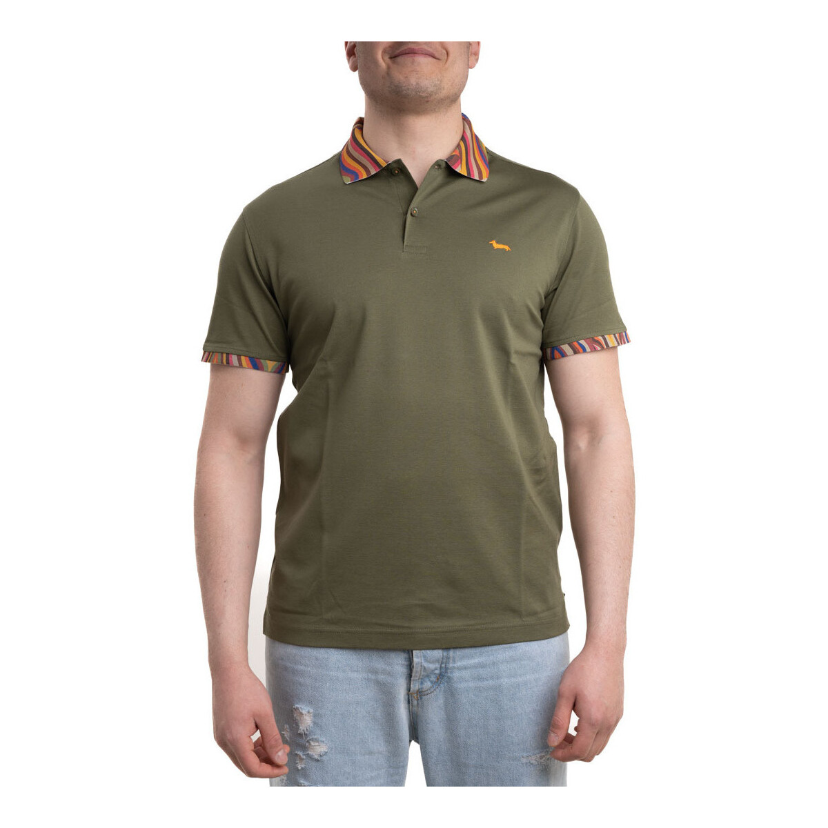 textil Hombre Tops y Camisetas Harmont & Blaine LRJ328021215 Verde