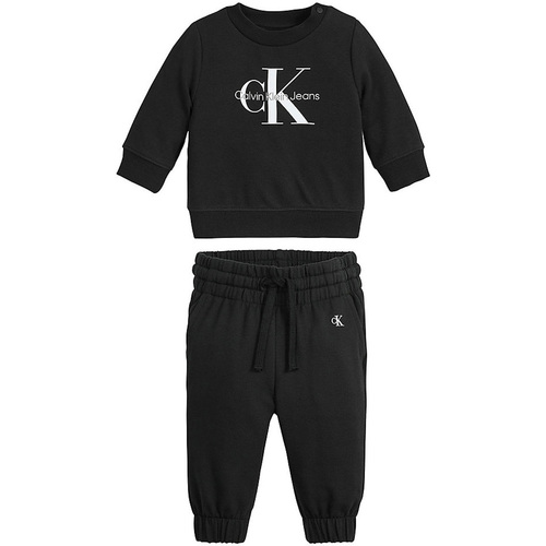 textil Niños Conjuntos chándal Calvin Klein Jeans IN0IN00017-BEH Negro