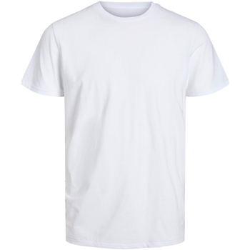 textil Hombre Camisetas manga corta Jack & Jones 12221298 Blanco
