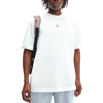 textil Hombre Camisetas manga corta Calvin Klein Jeans J30J322507-YBI Beige