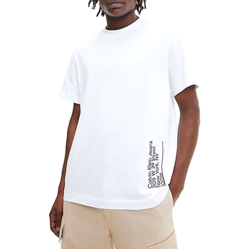 textil Hombre Camisetas manga corta Calvin Klein Jeans J30J322613-YAF Blanco