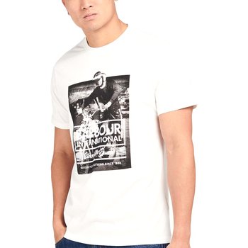 textil Hombre Camisetas manga corta Barbour MTS1136-WH32 Blanco