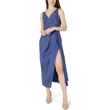 textil Mujer Vestidos largos Sandro Ferrone S23XBCBRUCO Azul