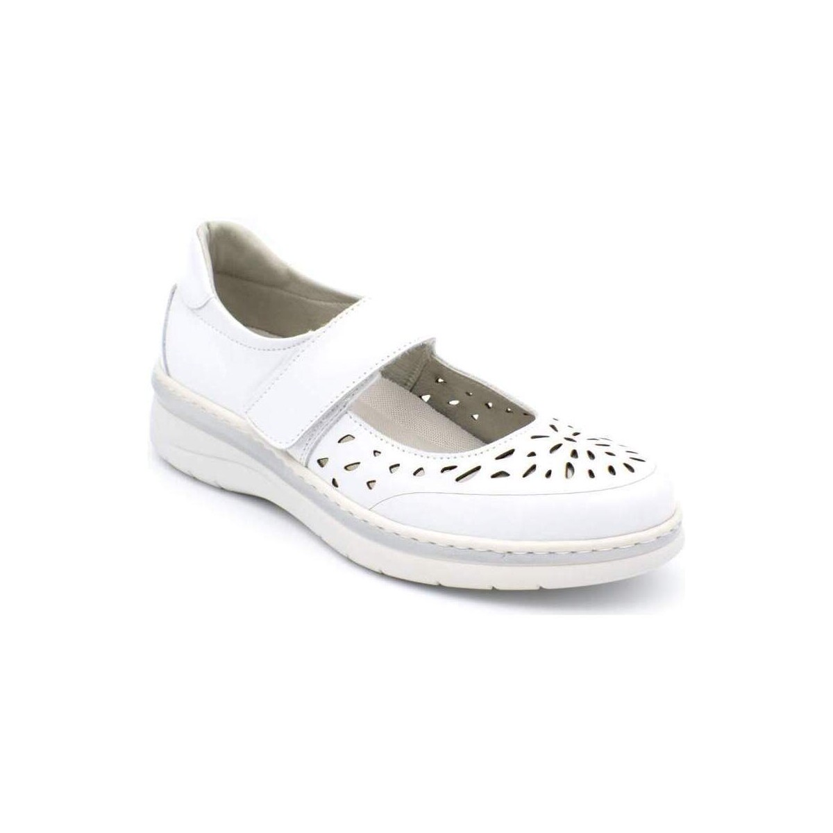Zapatos Mujer Bailarinas-manoletinas Notton 1654 Blanco