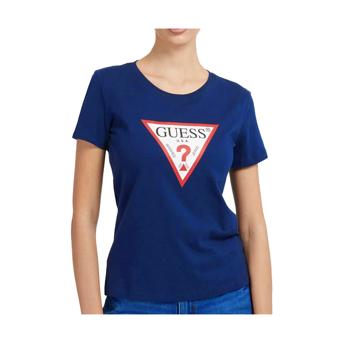 textil Mujer Tops y Camisetas Guess  Azul