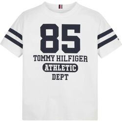textil Niños Tops y Camisetas Tommy Hilfiger KB0KB08023-YBR WHITE Blanco