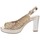 Zapatos Mujer Zapatos de tacón Valleverde VV-45381 Oro