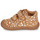 Zapatos Niña Zapatillas altas Bisgaard HALE V Marrón / Oro