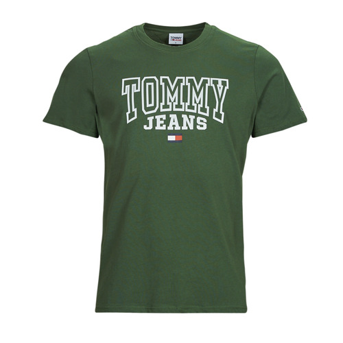 textil Hombre Camisetas manga corta Tommy Jeans TJM RGLR ENTRY GRAPHIC TEE Verde