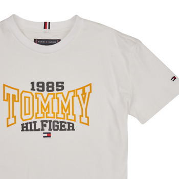 Tommy Hilfiger TOMMY 1985 VARSITY TEE S/S Blanco