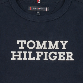 Tommy Hilfiger TOMMY HILFIGER LOGO TEE L/S Marino