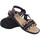 Zapatos Mujer Multideporte Duendy Sandalia señora  3534 negro Negro