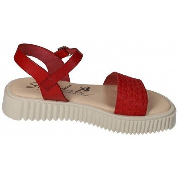 Zapatos Mujer Sandalias Sandali Sandalias de piel Rojo