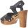 Zapatos Mujer Sandalias Xapatan 1881 Negro