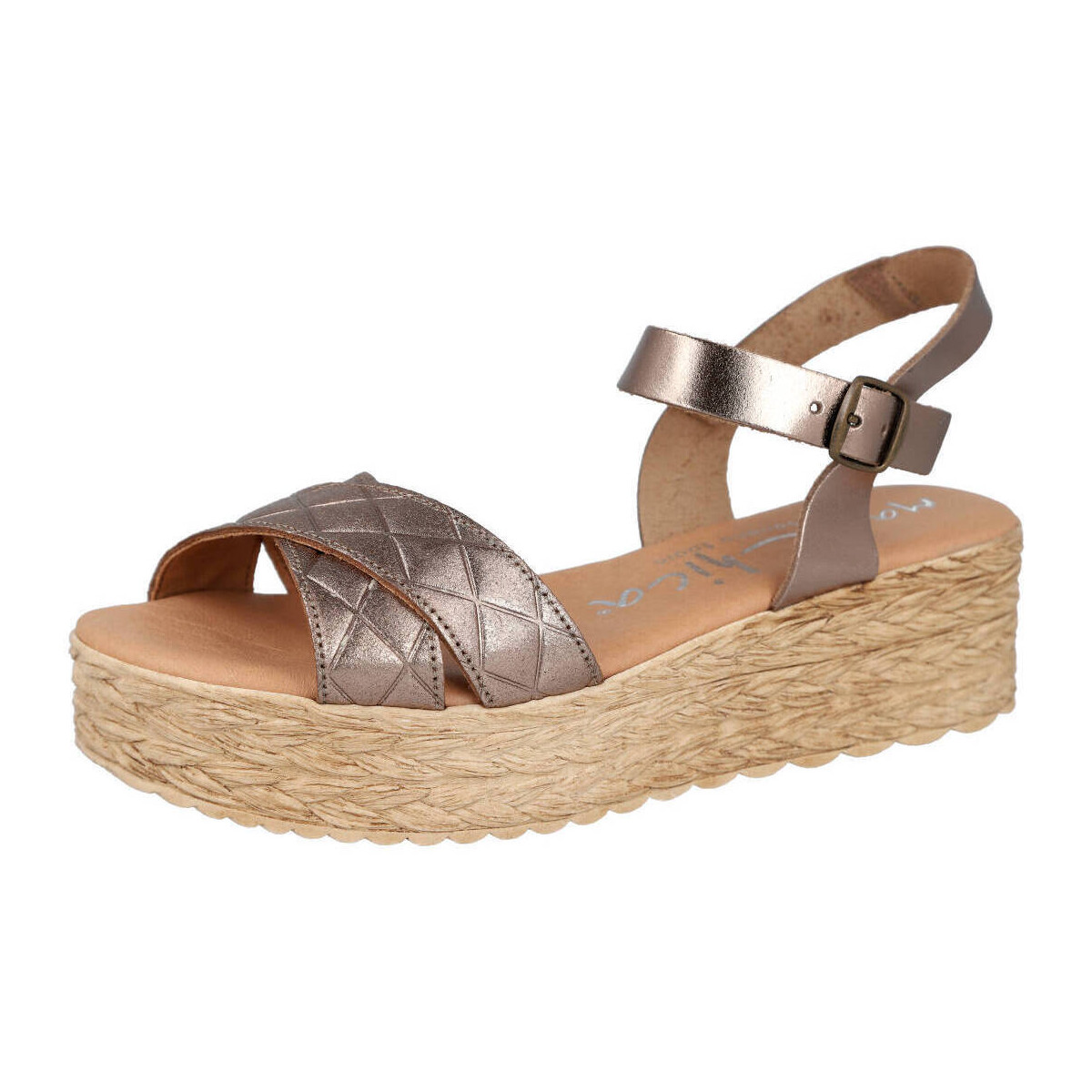 Zapatos Mujer Sandalias L&R Shoes MD1302 Beige