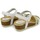 Zapatos Mujer Sandalias Interbios 5803 Blanco