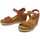Zapatos Mujer Sandalias Interbios 5649 Rojo