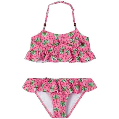 textil Niña Tops y Camisetas Mayoral Bikini volante lazo Rosa