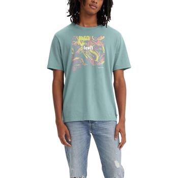textil Hombre Camisetas manga corta Levi's SS RELAXED FIT TEE STRAUSS Azul