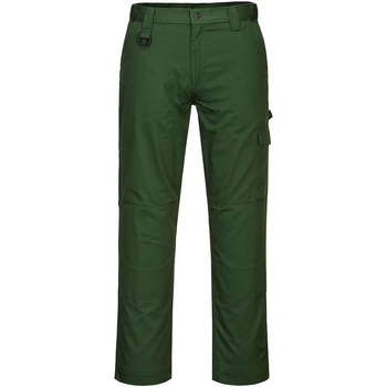 textil Hombre Pantalones Portwest Super Verde