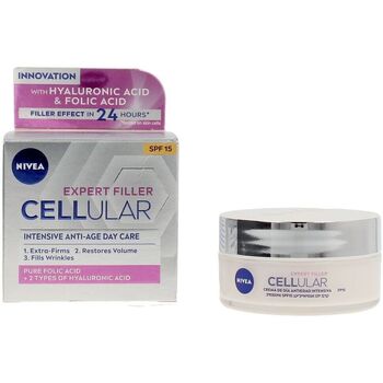 Belleza Antiedad & antiarrugas Nivea Cellular Filler Hialurónico & Fólico Crema Día Spf15 