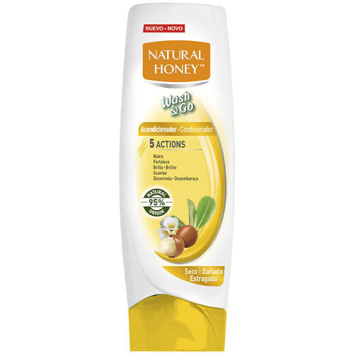 Belleza Acondicionador Natural Honey Wash & Go Acondicionador Seco 