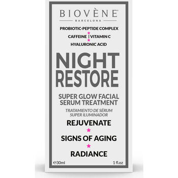Biovène Night Restore Super Glow Facial Serum Treatment 