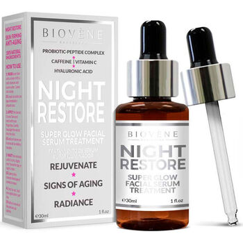Biovène Night Restore Super Glow Facial Serum Treatment 