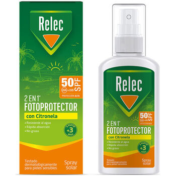 Belleza Tratamiento corporal Relec Fotoprotector 2 En 1 Solar Citronela Spray Spf50 