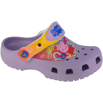 Zapatos Niña Pantuflas Crocs Classic Fun I am Peppa Pig T Clog Violeta