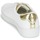 Zapatos Mujer Zapatillas bajas MICHAEL Michael Kors IRVING Blanco / Dorado